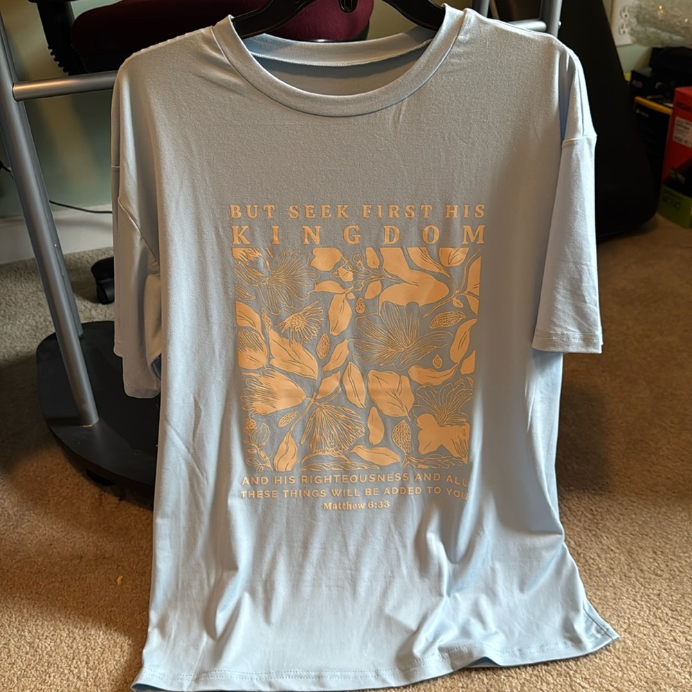 Soft Blue Tee